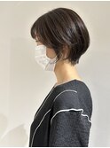 丸みショートボブ/前下がりショート/まとまりショート/河原町