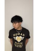 メンズカット×スパイラルパーマ× サーフカール