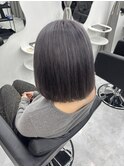 透明感グレージュカラー