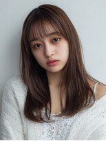 リンク(Link Hair&Spa)&nbsp;ナチュラルストレート/髪質改善/小顔レイヤーカット