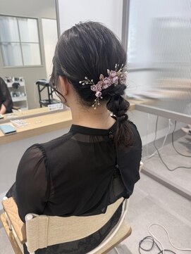 モリオフロムロンドン 大宮店(morio from London) ゆるふわ編み下ろしアレンジ【金山】