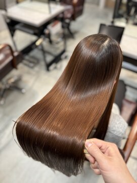 アディクト イースト 東陽町東口(addict EAST) うねりを抑える縮毛矯正＿ダークブラウン＿ロング［東陽町駅］