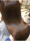 髪質改善 ショコラブラウンカラー 透明感カラー トリートメント
