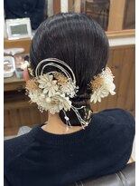 ティム(tim)&nbsp;airi/成人式ヘアセット/振袖ヘア/卒業式ヘア/袴ヘア