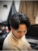 ビジネスフォーマル ツーブロック　ワンカール 七三オールバック
