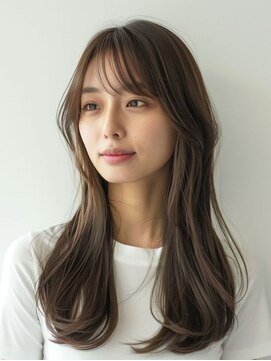 アースモード 亀戸店(EARTH Mode) ◎大人可愛い韓国風ロングレイヤーカット