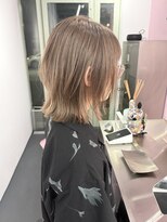 ツイ 新潟駅南けやき通り(tui) レイヤーボブ/くびれヘア/ミルクティーベージュ/透明感カラー