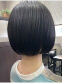 切りっぱなしボブ