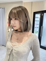 ルル(loulou)&nbsp;ブリーチなしダブルカラー　ベージュカラー
