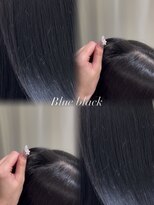プレア(Pleare SALON＆SPA)&nbsp;福井武生　透明感カラー　ブルーブラック　レイヤーカット