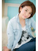 スッキリシルエットで魅せる！小頭♪大人ボブ(miq阿佐ヶ谷)