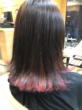 ベルポートヘア(Bellport hair) インナーレッドカラー☆