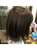 切りっぱなしボブ☆毛先軽めver.