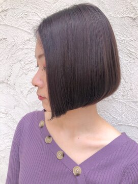 アナログ(ANALOGUE) 【ANALOGUE】シンプルミニタイトボブ