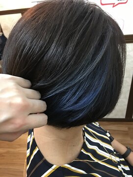 ゴールドブラック(GOLDBLACK) シースルー/グラデーションネイビーブルー♪