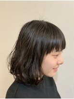 ヘアアトリエ シャイニィ(hair atelier Shiny)&nbsp;高知　美容室　shiny くせ毛風ボブ