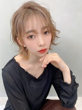 エイト 博多店(EIGHT hakata) 【EIGHT博多】nabe_short_とろみウェーブことりベージュBJY