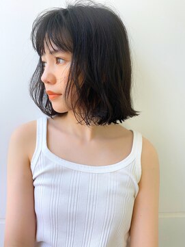 エディット トウキョウ(e.dit tokyo) 【MILK/MURIEL macoto】大人かわいいシースルーバング ボブ