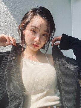 アメリ 新宿(Ameri) Ameri 透け感ミディ イルミナカラー 【新宿】