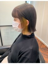 シャンドゥール 栄店(CHANDEUR)&nbsp;インナーカラー前髪くびれイヤリングカラーイメチェン