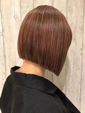 アース クロスガーデン川崎店(HAIR&MAKE EARTH) 抜け感女子☆切りっぱなしボブ