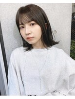 リコバイアフロート(riko by afloat)&nbsp;韓国風外ハネ切りっぱなしボブ