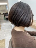 ふんわりボブ　髪質改善