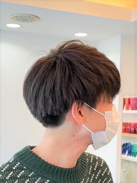 タヤ 青葉台店(TAYA) 無造作ツーブロック前下がりマッシュショート