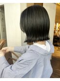 切りっぱなしボブ
