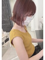 モードケイズ 西宮北口店(MODE K's)&nbsp;ピンクカラー　ボブ