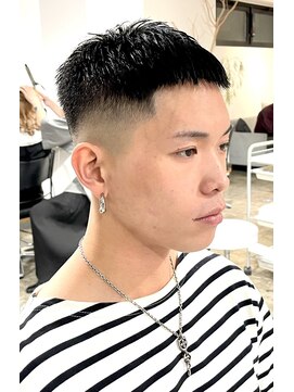 ザ オーダー(THE ORDER) スキンフェードクロップスパーキーショートメンズパーマ