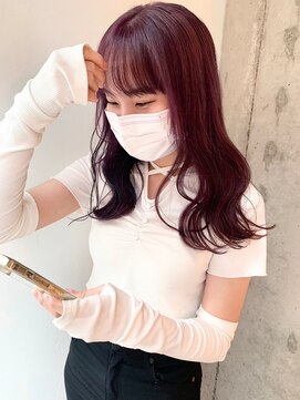 ラヴィズム 松崎店(LUVISM) 10代20代30代◎韓国ヘアー顔周りレイヤーおくれ毛前髪