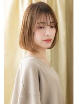 カバーヘア ブリス 戸田公園西口店(COVER HAIR bliss)&nbsp;カーキベージュヘルシースタイル大人ボブZ戸田公園20代30代40代