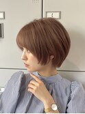 30代40代大人女性/前髪なしショートボブ/ショートヘア/髪質改善