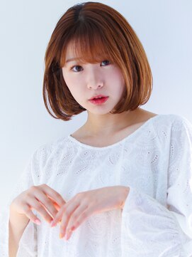 ガリカ(Gallica kinshicho) ふんわり内巻きボブ x 柔らかブラウン