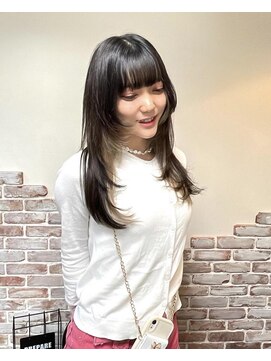 ルフレ 新宿本店1st(Reflet) プルエクステでレイヤースタイル