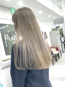 アジールヘア 東上野店(agir hair) 10代20代30代ハイトーンベージュWカラー【上野】