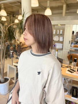 オブジェ シエル(obje't ciel) 【obje’t ciel】ミディアムボブ/レイヤー【暮石　唯】