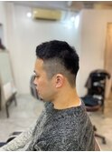 MEN'SHAIRアッシュブラックベリーショートダークアッシュ