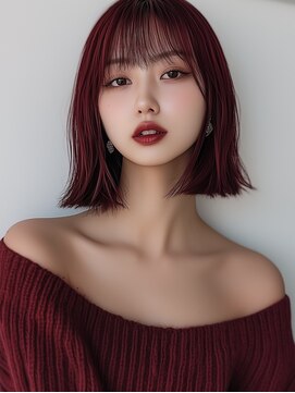 ソーイ(sowi) sowi姫路南条 #切りっぱなしボブ #レイヤーカット #タッセルボブ