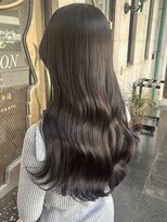 ラグーン 原宿 表参道(LAGOON)&nbsp;【LAGOON】ブリーチなし暗髪透け感カラー♪ビターショコラ