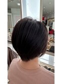 ショートカット×ひし形ショートボブ×前髪あり20代30代40代