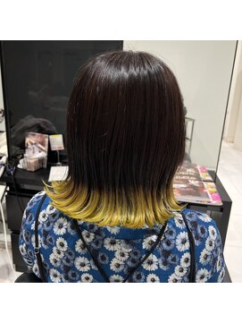 アヴァンス イオンモール和歌山店(AVANCE) 裾カラー×イエローカラー【田中桃鈴】