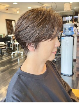 ヘアスペース クレール(hair space clair) 【clair清水恭平】30代40代襟足改善ショートカット/似合わせ