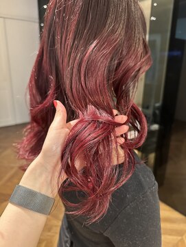 サラ 天神大名店(SARA) 【miu】ワインレッドカラー