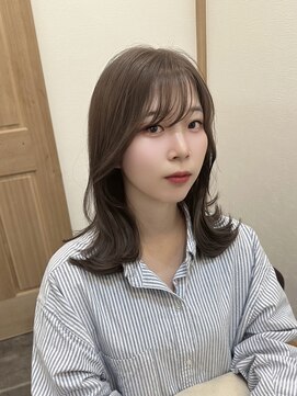 ルナス 福岡天神(LUNAS) 【LUNAS】くびれヘア＊韓国＊顔まわりレイヤー