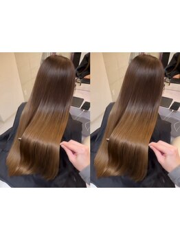 【髪質改善◆最上級】髪質改善カラー&酸性ストレートで扱いやすいまとまる潤い髪を！憧れの美髪へ。