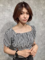 アフロート 武蔵小杉(AFLOAT)&nbsp;韓国風/艶カラー/肩上ボブ/タンバルモリ/20代/30代/40代