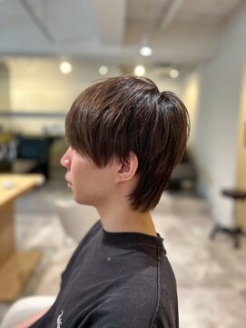 ソイクフ(SOY KUFU) 20代30代40代◎マッシュウルフカット明るめブラウンカラー