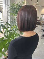 エミュ(emu.)&nbsp;ブラウンカラー×ボブスタイル